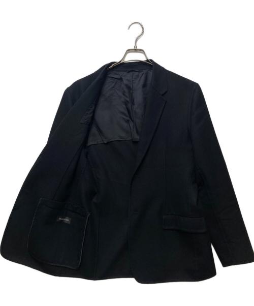 JIL SANDER（ジルサンダー）JIL SANDER (ジルサンダー) ウールテーラードジャケット ブラック サイズ:50の古着・服飾アイテム