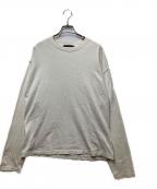 LOUIS VUITTONルイ ヴィトン）の古着「19SS Inside-Out Long Sleeve T-Shirt(19SS インサイドアウトロングスリーブTシャツ)　」｜ホワイト