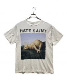 SAINT MICHAEL（セントマイケル）の古着「TEE/HATE SHEEP(ティー/ヘイトシープ)」｜ホワイト