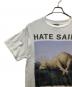 中古・古着 SAINT MICHAEL (セントマイケル) TEE/HATE SHEEP(ティー/ヘイトシープ) ホワイト サイズ:L：16000円