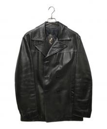 USED（ユーズド）の古着「レザージャケット」｜ブラック