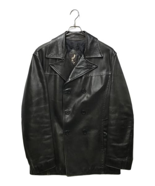 USED（ユーズド）USED (ユーズド) レザージャケット ブラック サイズ:50の古着・服飾アイテム