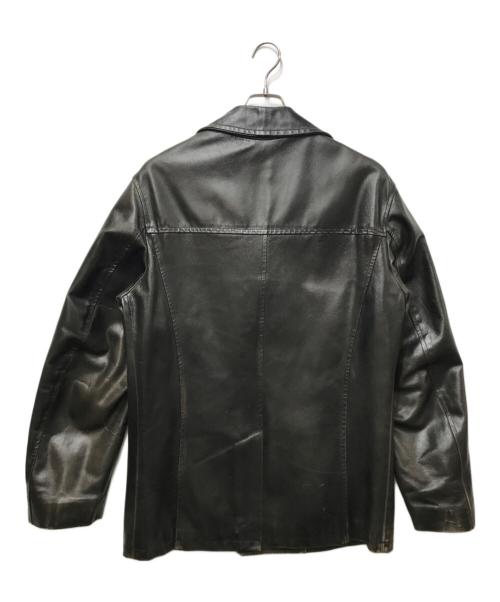 USED（ユーズド）USED (ユーズド) レザージャケット ブラック サイズ:50の古着・服飾アイテム