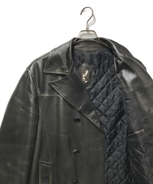 USED（ユーズド）USED (ユーズド) レザージャケット ブラック サイズ:50の古着・服飾アイテム