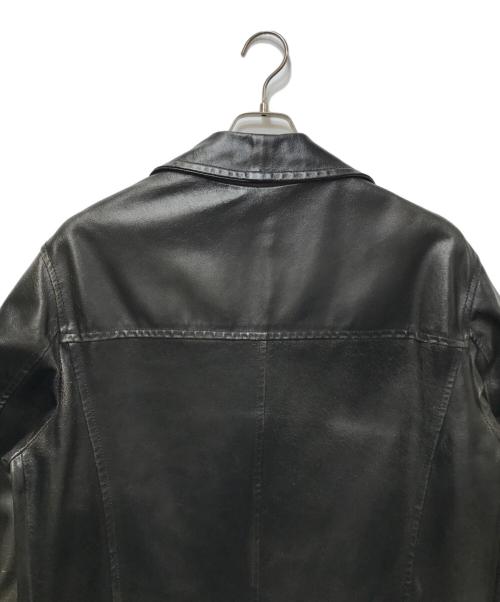 USED（ユーズド）USED (ユーズド) レザージャケット ブラック サイズ:50の古着・服飾アイテム