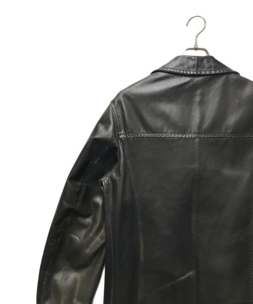 USED（ユーズド）USED (ユーズド) レザージャケット ブラック サイズ:50の古着・服飾アイテム