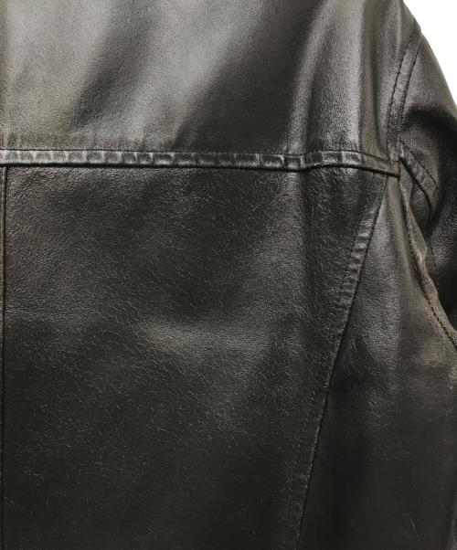 USED（ユーズド）USED (ユーズド) レザージャケット ブラック サイズ:50の古着・服飾アイテム
