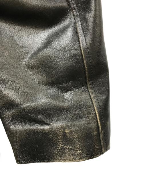 USED（ユーズド）USED (ユーズド) レザージャケット ブラック サイズ:50の古着・服飾アイテム