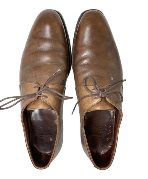 Crockett & Jones（クロケット＆ジョーンズ）Crockett & Jones (クロケット＆ジョーンズ) スタンレー プレーントゥシューズ　イギリス製　 ブラウン サイズ:7　1/2の古着・服飾アイテム