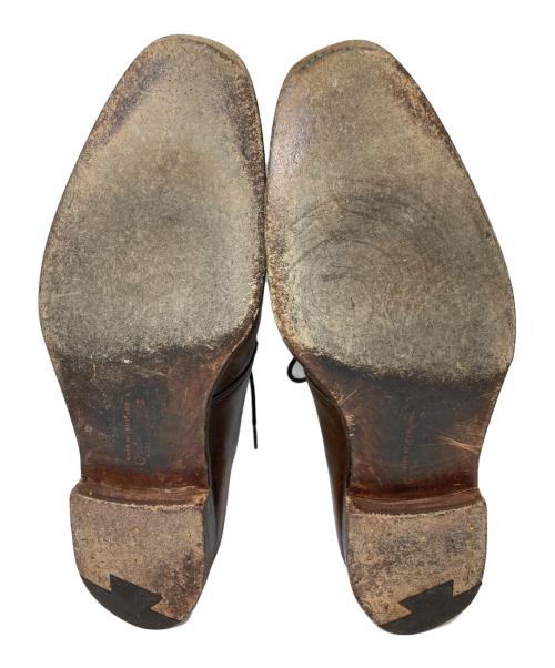 Crockett & Jones（クロケット＆ジョーンズ）Crockett & Jones (クロケット＆ジョーンズ) スタンレー プレーントゥシューズ　イギリス製　 ブラウン サイズ:7　1/2の古着・服飾アイテム