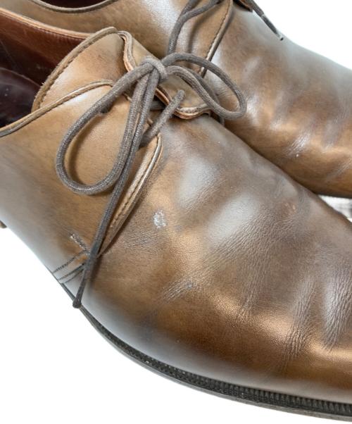 Crockett & Jones（クロケット＆ジョーンズ）Crockett & Jones (クロケット＆ジョーンズ) スタンレー プレーントゥシューズ　イギリス製　 ブラウン サイズ:7　1/2の古着・服飾アイテム