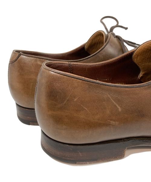Crockett & Jones（クロケット＆ジョーンズ）Crockett & Jones (クロケット＆ジョーンズ) スタンレー プレーントゥシューズ　イギリス製　 ブラウン サイズ:7　1/2の古着・服飾アイテム