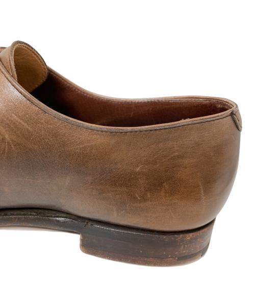 Crockett & Jones（クロケット＆ジョーンズ）Crockett & Jones (クロケット＆ジョーンズ) スタンレー プレーントゥシューズ　イギリス製　 ブラウン サイズ:7　1/2の古着・服飾アイテム