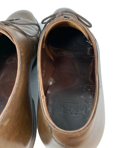 Crockett & Jones（クロケット＆ジョーンズ）Crockett & Jones (クロケット＆ジョーンズ) スタンレー プレーントゥシューズ　イギリス製　 ブラウン サイズ:7　1/2の古着・服飾アイテム