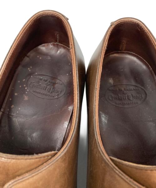 Crockett & Jones（クロケット＆ジョーンズ）Crockett & Jones (クロケット＆ジョーンズ) スタンレー プレーントゥシューズ　イギリス製　 ブラウン サイズ:7　1/2の古着・服飾アイテム