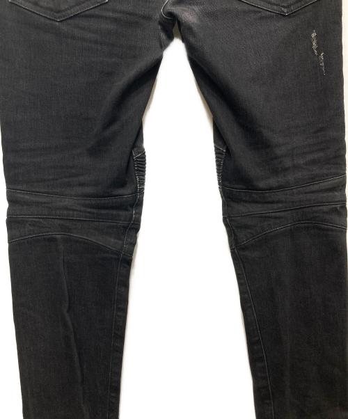 BALMAIN（バルマン）BALMAIN (バルマン) バイカーデニムパンツ ブラック サイズ:29の古着・服飾アイテム
