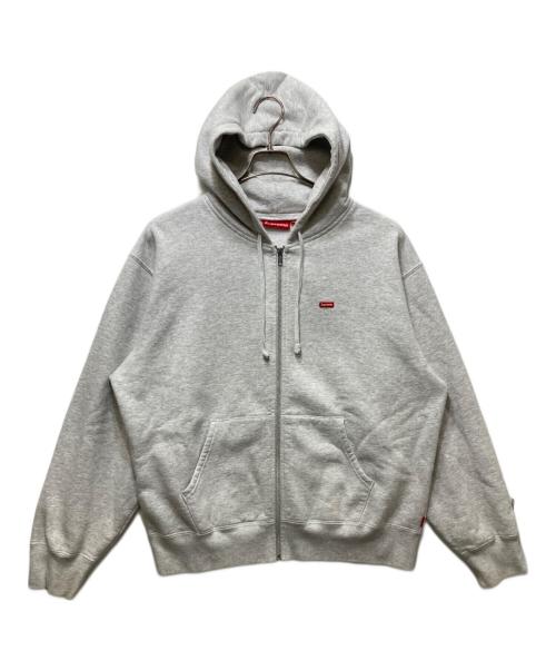 SUPREME（シュプリーム）Supreme (シュプリーム) Small Box Zip Up Hooded(スモールボックスジップアップフーデット)　 グレー サイズ:Mの古着・服飾アイテム