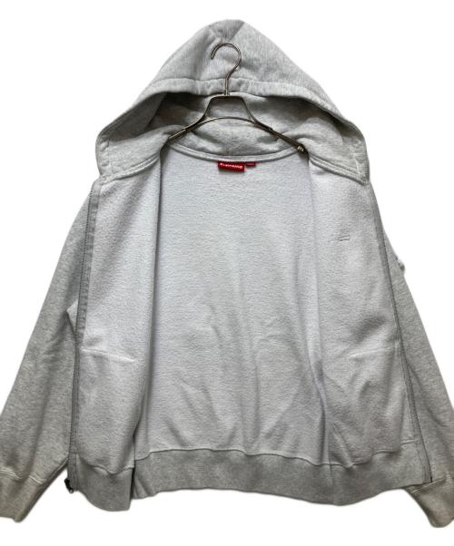 SUPREME（シュプリーム）Supreme (シュプリーム) Small Box Zip Up Hooded(スモールボックスジップアップフーデット)　 グレー サイズ:Mの古着・服飾アイテム
