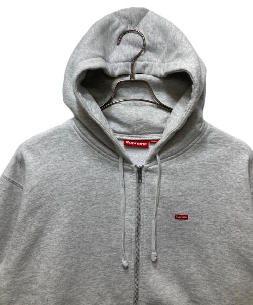 SUPREME（シュプリーム）Supreme (シュプリーム) Small Box Zip Up Hooded(スモールボックスジップアップフーデット)　 グレー サイズ:Mの古着・服飾アイテム