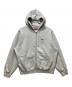 Supreme（シュプリーム）の古着「Small Box Zip Up Hooded(スモールボックスジップアップフーデット)　」｜グレー