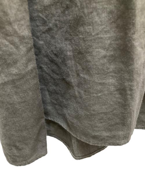 ticca（ティッカ）TICCA (ティッカ) リネンバルーンスリーブワンピース グレー サイズ:FREEの古着・服飾アイテム