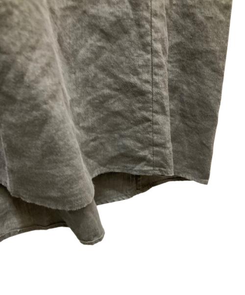 ticca（ティッカ）TICCA (ティッカ) リネンバルーンスリーブワンピース グレー サイズ:FREEの古着・服飾アイテム