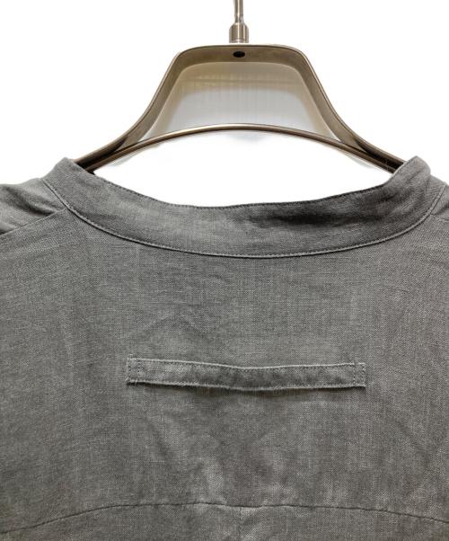 ticca（ティッカ）TICCA (ティッカ) リネンバルーンスリーブワンピース グレー サイズ:FREEの古着・服飾アイテム