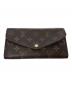 LOUIS VUITTON（ルイ ヴィトン）の古着「長財布 M60531 /モノグラム /ポルトフォイユ・サラ 	」｜ブラウン