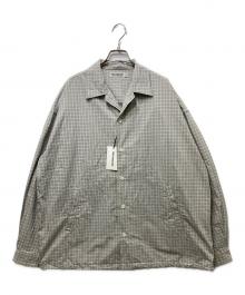 COOTIE PRODUCTIONS（クーティープロダクツ）の古着「Check Weather Cloth O/C Jacket(チェックウェザークロスO/Cジャケット)」｜グレー