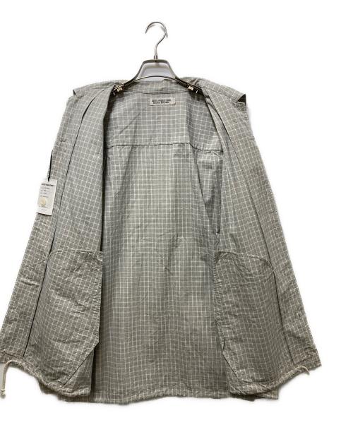 COOTIE PRODUCTIONS（クーティープロダクツ）COOTIE PRODUCTIONS (クーティープロダクツ) Check Weather Cloth O/C Jacket(チェックウェザークロスO/Cジャケット) グレー サイズ:Lの古着・服飾アイテム