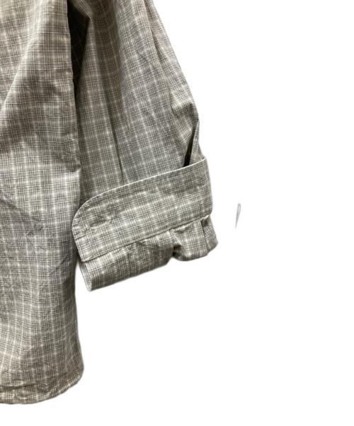 COOTIE PRODUCTIONS（クーティープロダクツ）COOTIE PRODUCTIONS (クーティープロダクツ) Check Weather Cloth O/C Jacket(チェックウェザークロスO/Cジャケット) グレー サイズ:Lの古着・服飾アイテム