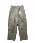 COOTIE PRODUCTIONS（クーティープロダクツ）の古着「Check Weather Cloth 2 Tuck Easy Pants(チェックウェザークロス2タックイージーパンツ)　」｜グレー