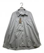JUGEMジュゲム）の古着「CHECK ACTION SHIRTS (チェックアクションシャツ）1D2-3-007-0055」｜グレー