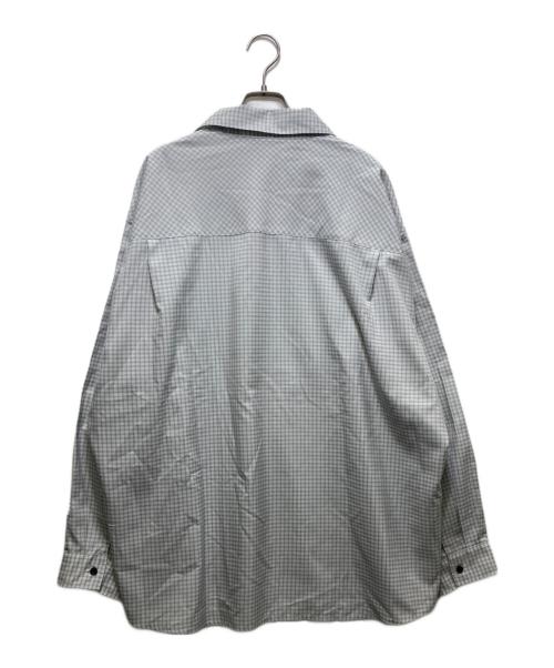 JUGEM（ジュゲム）JUGEM (ジュゲム) CHECK ACTION SHIRTS (チェックアクションシャツ）1D2-3-007-0055 グレー サイズ:Lの古着・服飾アイテム
