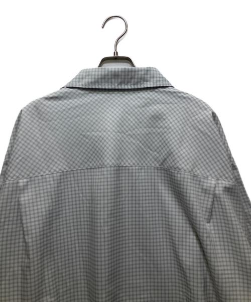 JUGEM（ジュゲム）JUGEM (ジュゲム) CHECK ACTION SHIRTS (チェックアクションシャツ）1D2-3-007-0055 グレー サイズ:Lの古着・服飾アイテム