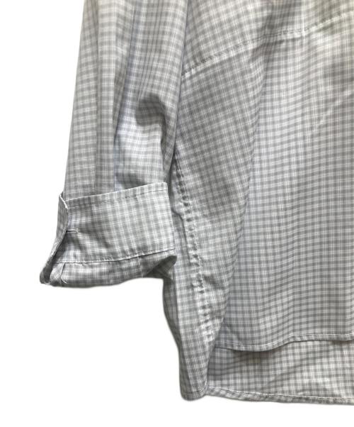 JUGEM（ジュゲム）JUGEM (ジュゲム) CHECK ACTION SHIRTS (チェックアクションシャツ）1D2-3-007-0055 グレー サイズ:Lの古着・服飾アイテム