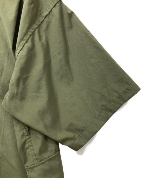 DAIWA PIER39（ダイワ ピア39）DAIWA PIER39 (ダイワ ピア39) Tech French Mil Field Shirts S/S(テックフレンチミルフィールドシャツS/S)　 オリーブ サイズ:Sの古着・服飾アイテム