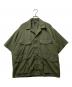 DAIWA PIER39（ダイワ ピア39）の古着「Tech French Mil Field Shirts S/S(テックフレンチミルフィールドシャツS/S)　」｜オリーブ