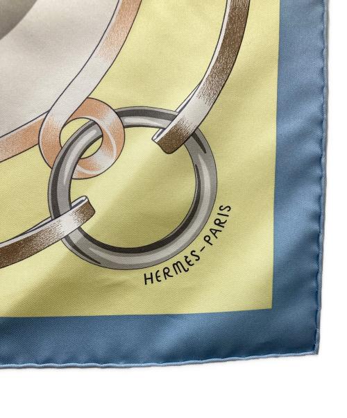 HERMES（エルメス）HERMES (エルメス) シルクスカーフ グレーの古着・服飾アイテム