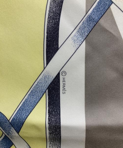 HERMES（エルメス）HERMES (エルメス) シルクスカーフ グレーの古着・服飾アイテム