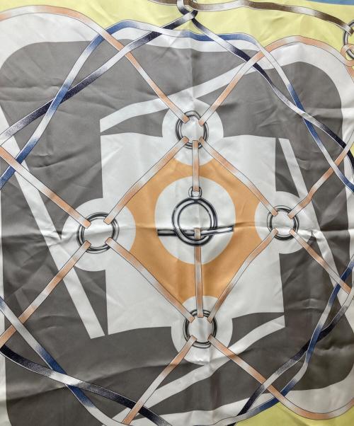 HERMES（エルメス）HERMES (エルメス) シルクスカーフ グレーの古着・服飾アイテム