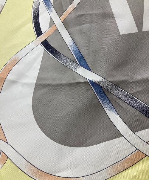 HERMES（エルメス）HERMES (エルメス) シルクスカーフ グレーの古着・服飾アイテム