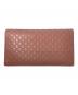 GUCCI (グッチ) マイクログッチシマ コンチネンタルウォレット ピンク：10000円