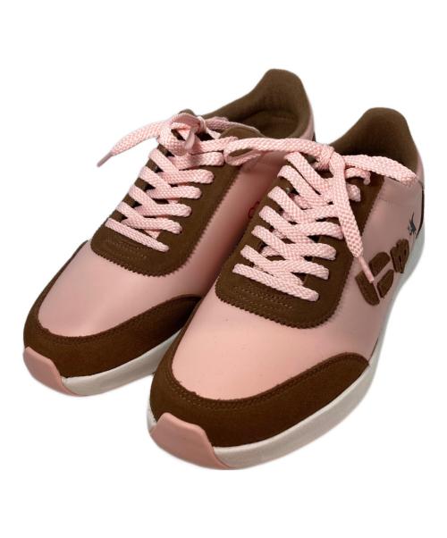 Sangacio（サンガッチョ）SANGACIO (サンガッチョ) BRANDALISED (ブランダライズド) Neapolitan ローカットスニーカー ピンクベージュ サイズ:27の古着・服飾アイテム