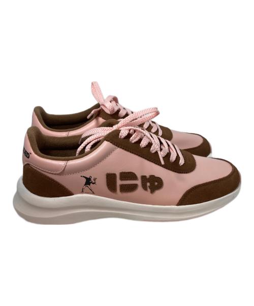 Sangacio（サンガッチョ）SANGACIO (サンガッチョ) BRANDALISED (ブランダライズド) Neapolitan ローカットスニーカー ピンクベージュ サイズ:27の古着・服飾アイテム
