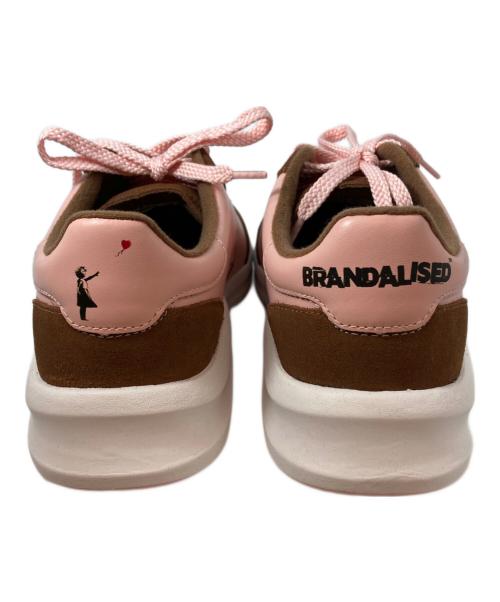 Sangacio（サンガッチョ）SANGACIO (サンガッチョ) BRANDALISED (ブランダライズド) Neapolitan ローカットスニーカー ピンクベージュ サイズ:27の古着・服飾アイテム