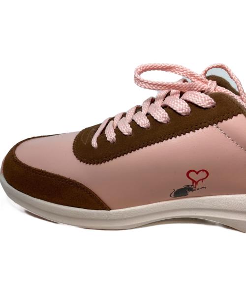 Sangacio（サンガッチョ）SANGACIO (サンガッチョ) BRANDALISED (ブランダライズド) Neapolitan ローカットスニーカー ピンクベージュ サイズ:27の古着・服飾アイテム