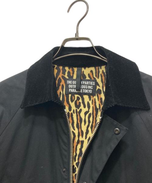 WACKO MARIA（ワコマリア）WACKO MARIA (ワコマリア) OILED HORSE RIDING JACKET (オイルドホースリーディングジャケット）/オイルドジャケット ブラック サイズ:Sの古着・服飾アイテム