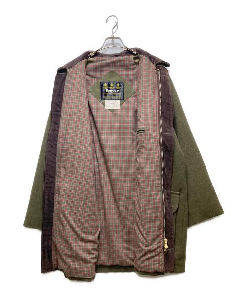 Barbour（バブアー）Barbour 90’s DERBY TWEED JACKET（90年代 ダービーツイードジャケット）/ ウールハンティングジャケット / ハーフコート / VINTAGE（ヴィンテージ）/ イングランド製 オリーブ サイズ:40の古着・服飾アイテム