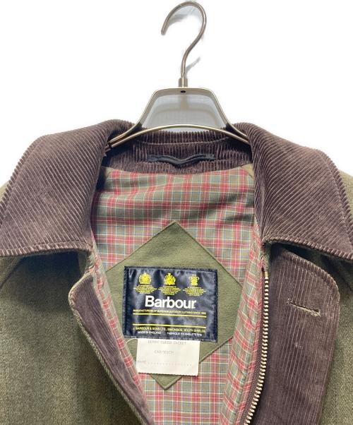 Barbour（バブアー）Barbour 90’s DERBY TWEED JACKET（90年代 ダービーツイードジャケット）/ ウールハンティングジャケット / ハーフコート / VINTAGE（ヴィンテージ）/ イングランド製 オリーブ サイズ:40の古着・服飾アイテム